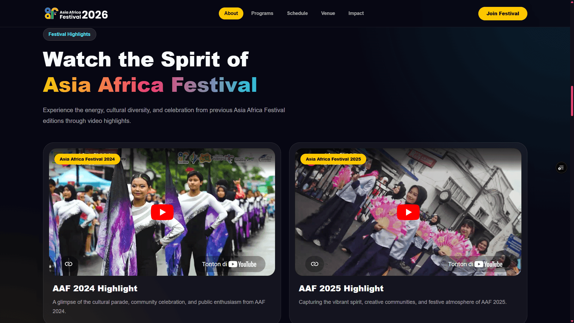 Asia Africa Festival preview 2