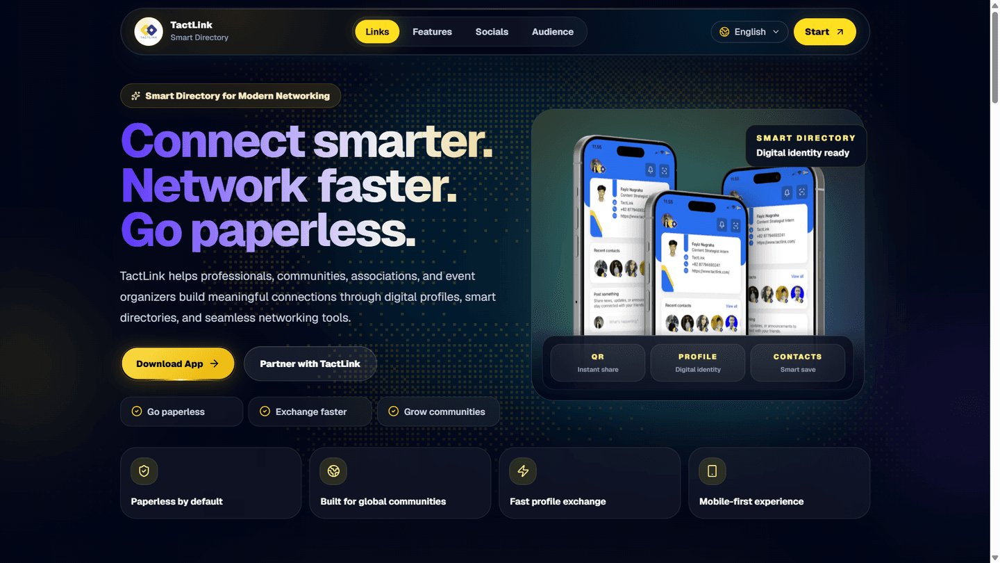 Tactlink Info preview
