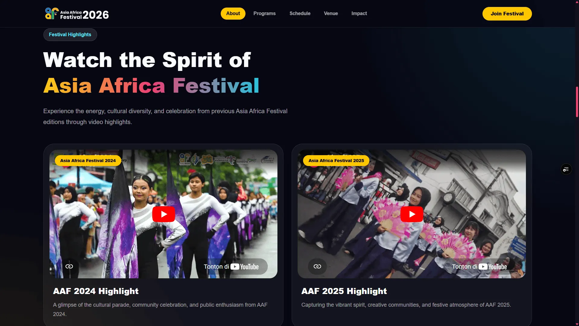 Asia Africa Festival preview 2