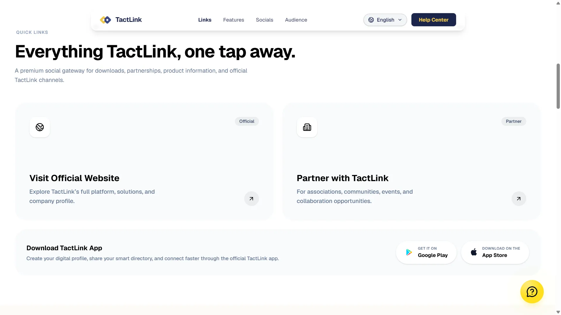 Tactlink Info preview 2